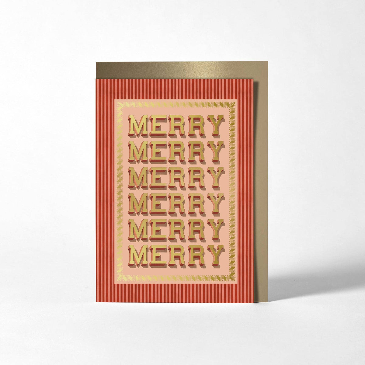 Greetings Card - Merry
