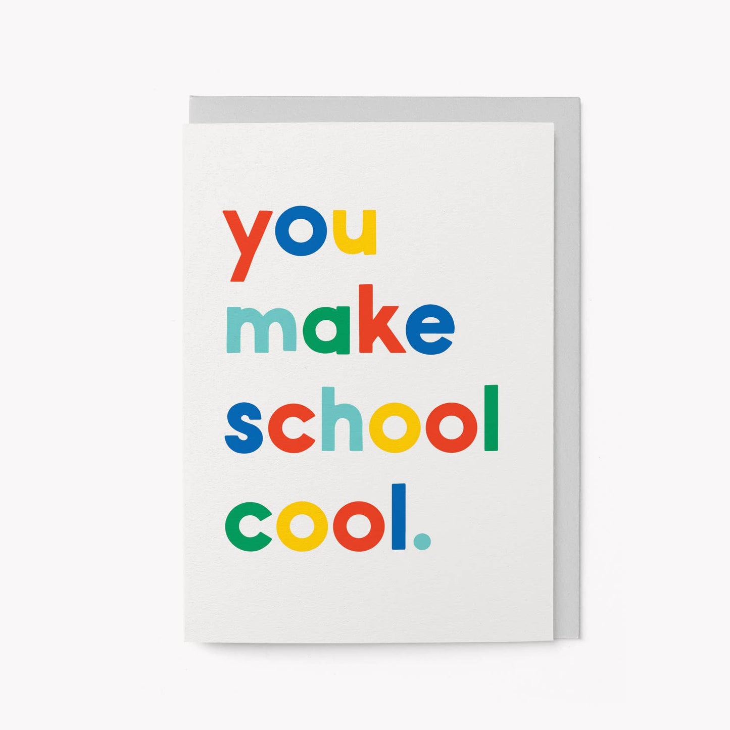 You make school cool - Teacher Card: English / Cello free