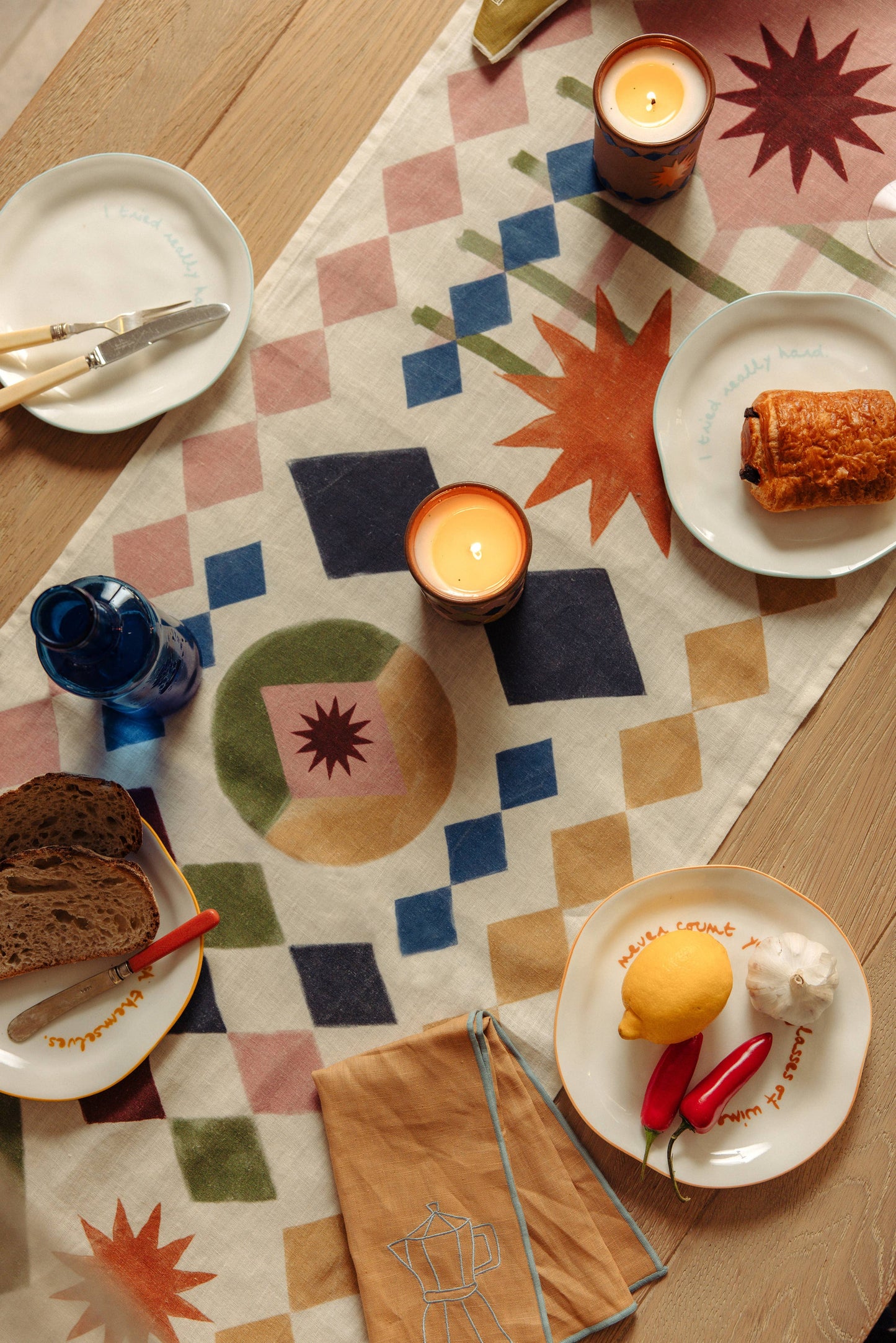 ‘Good’ Table Runner 230cm X 45cm
