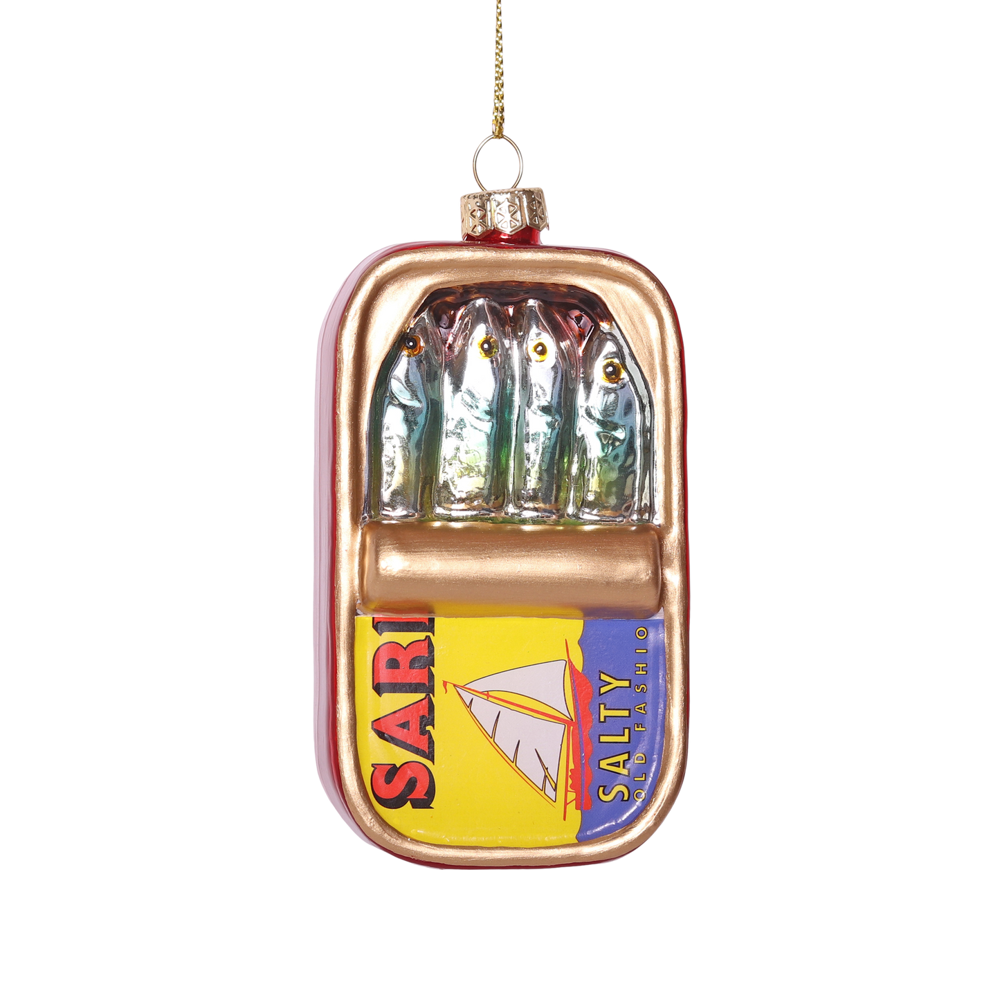 Sardines Can Glass Decoration