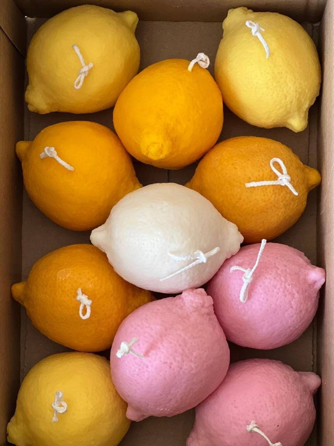 Soy Wax Sicilian Summer Lemons Candle - Unscented: Yellow