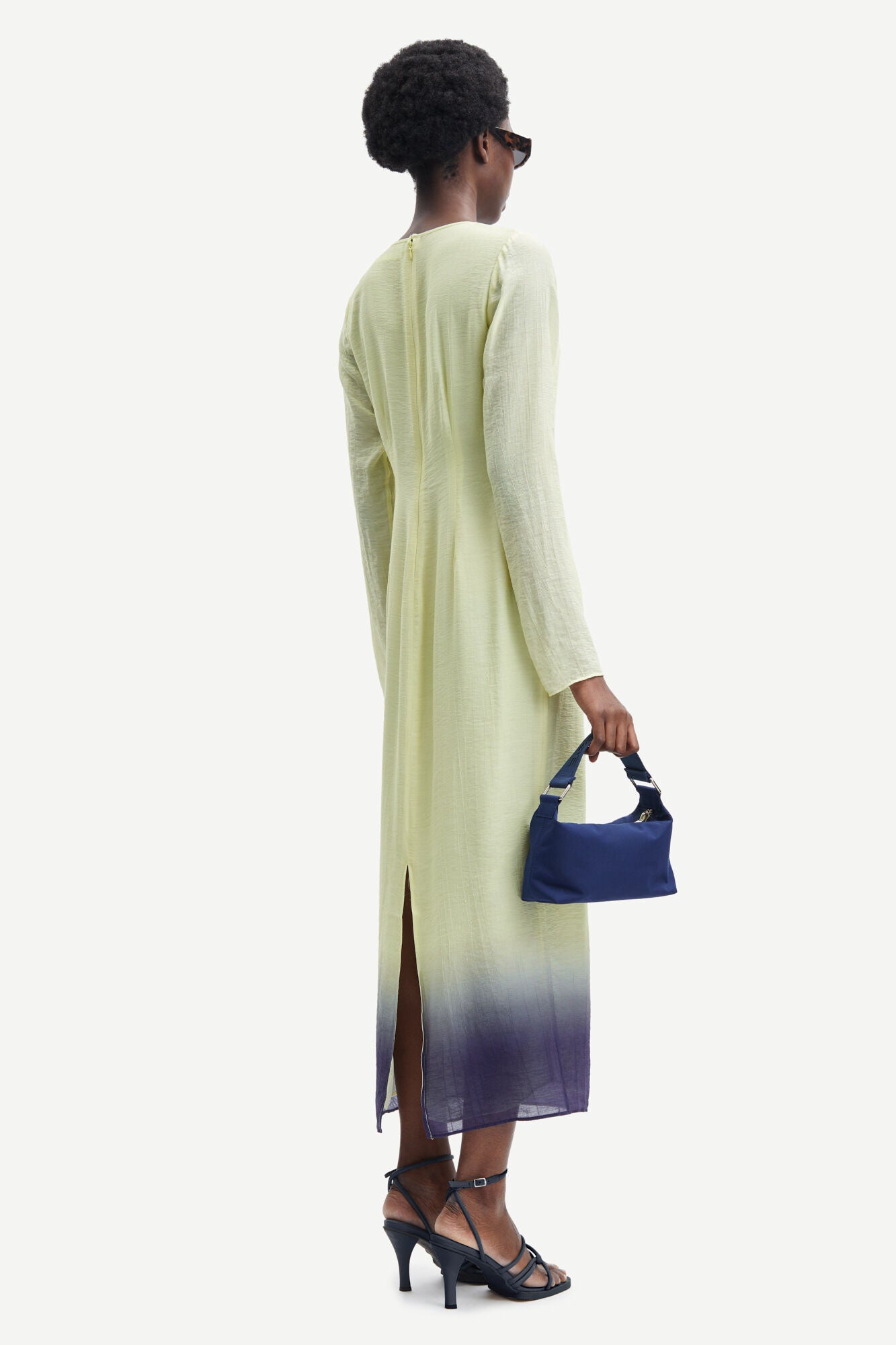 Alina Dress - Lemon Ombré