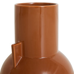Ceramic Vase Caramel S .