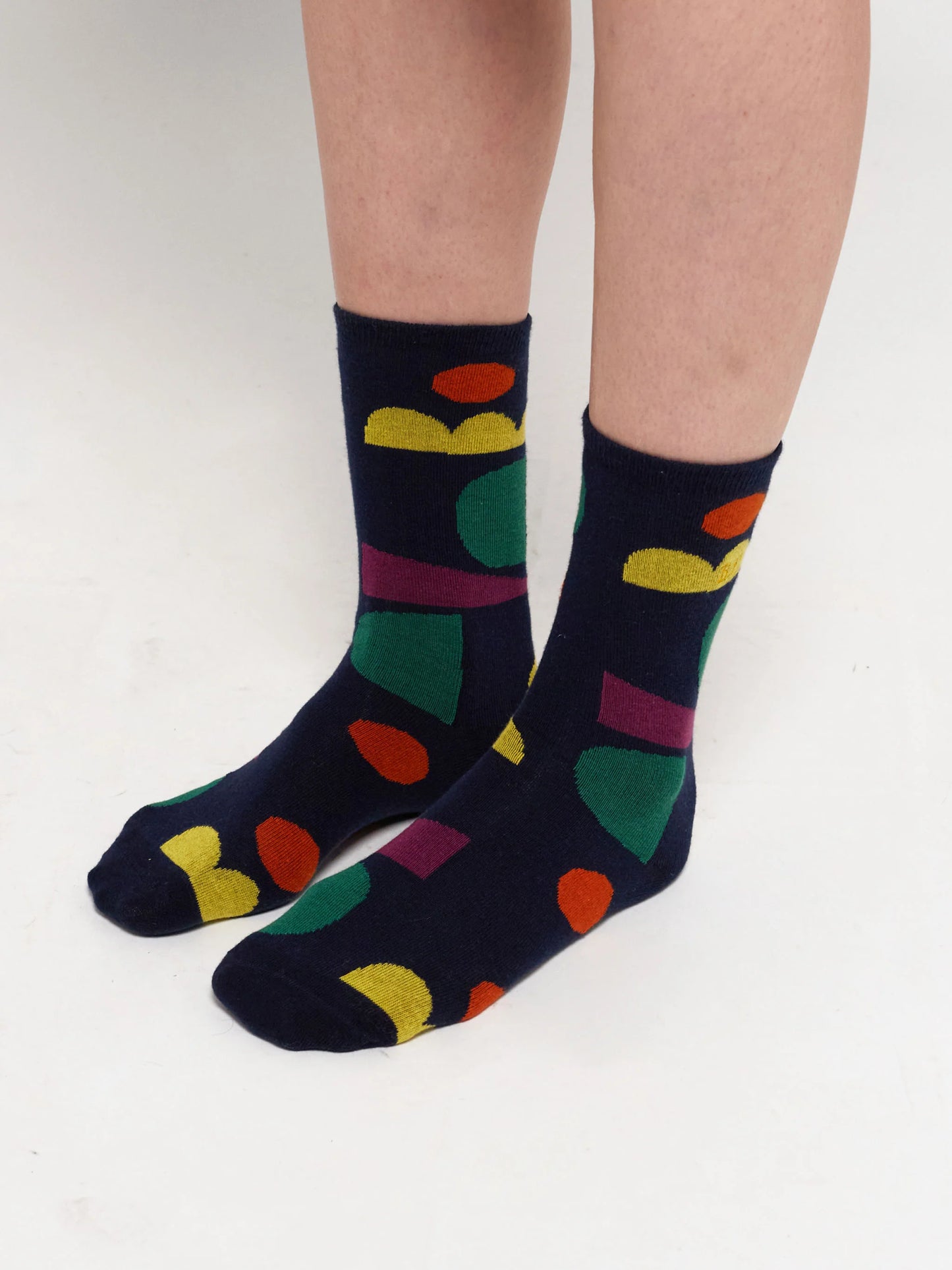 Bobo Choses Multicolour Shapes Long Socks