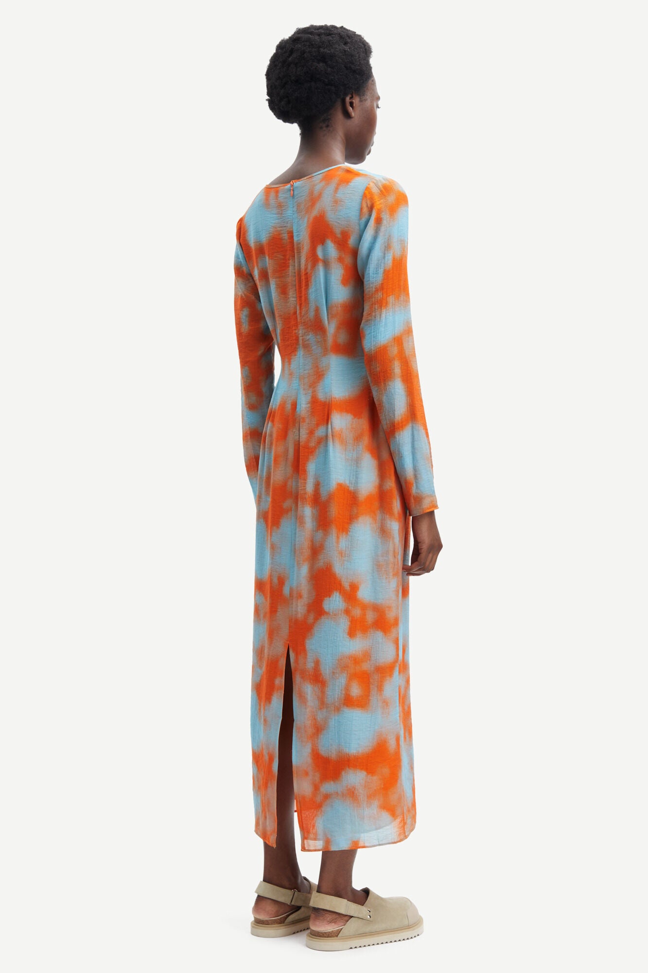 lina Dress - Tie Topaz