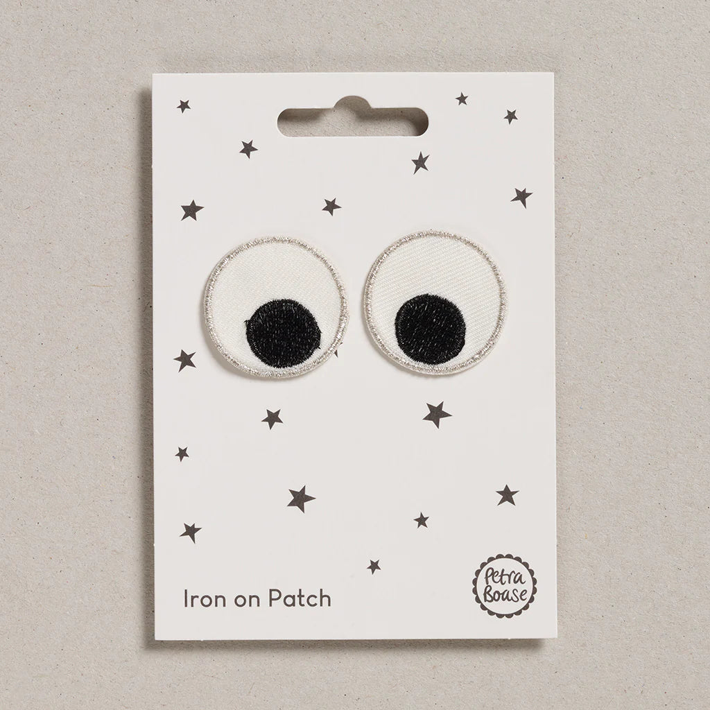 Iron On Patch - Googly Eyes
