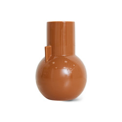 Ceramic Vase Caramel S .