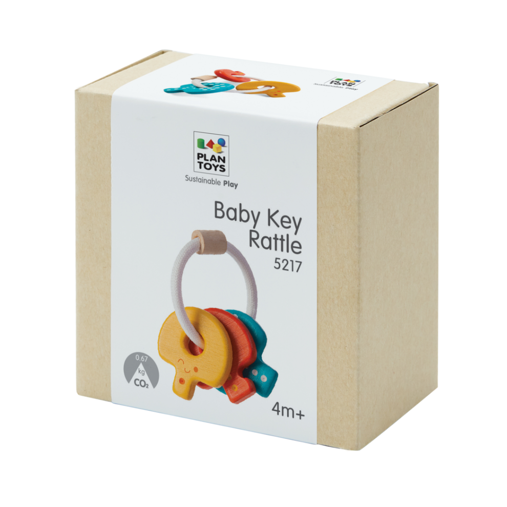 Key Rattle Toy W O R D