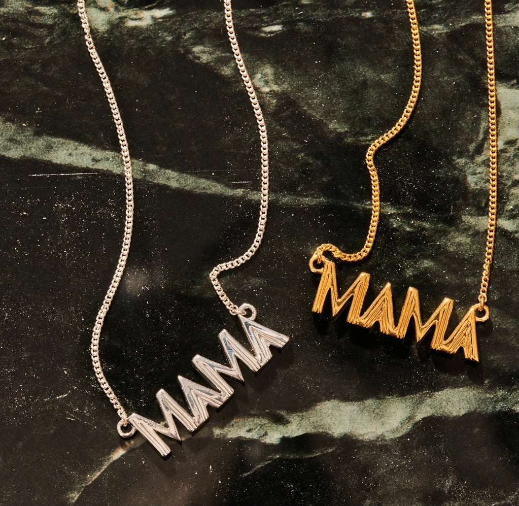Mama Necklace - Silver