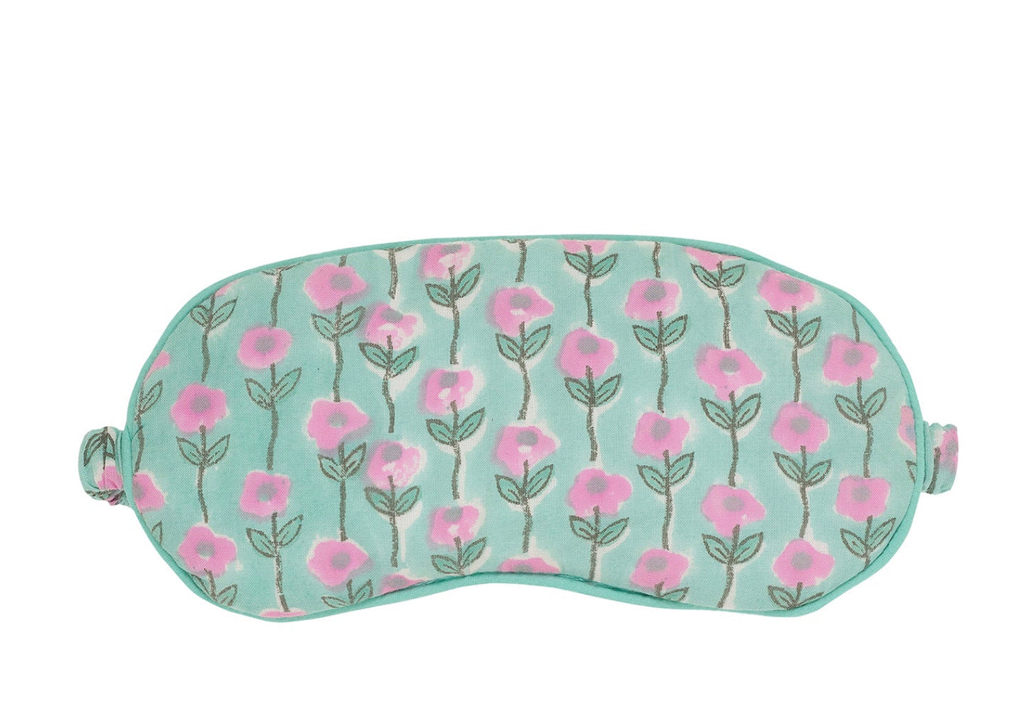 Dilli Grey Jaal Flower Cotton Sleep Mask