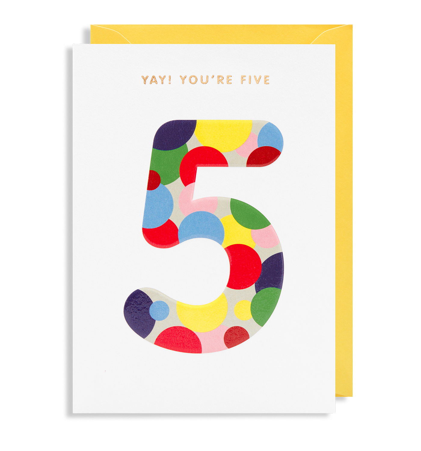 Yay You’re 5 Greeting Card