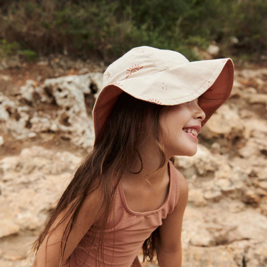Amelia Sunset Apple Blossom Reversible Sun Hat