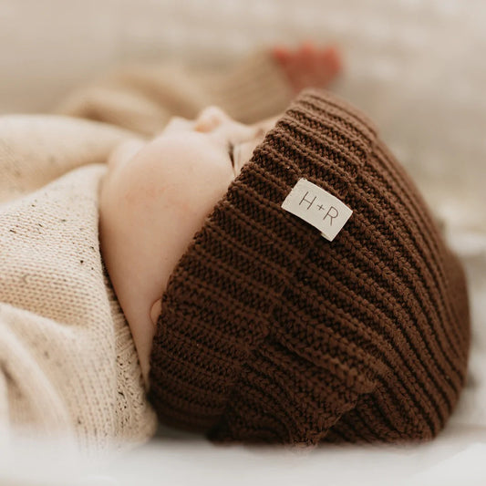 Hunter + Rose Cocoa Aspen Beanie