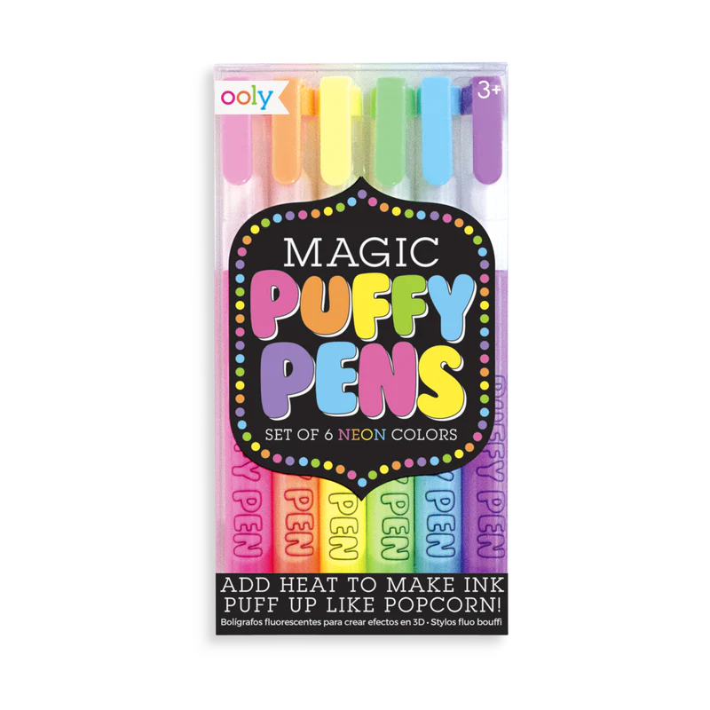 Ooly Magic Neon Puffy Pens