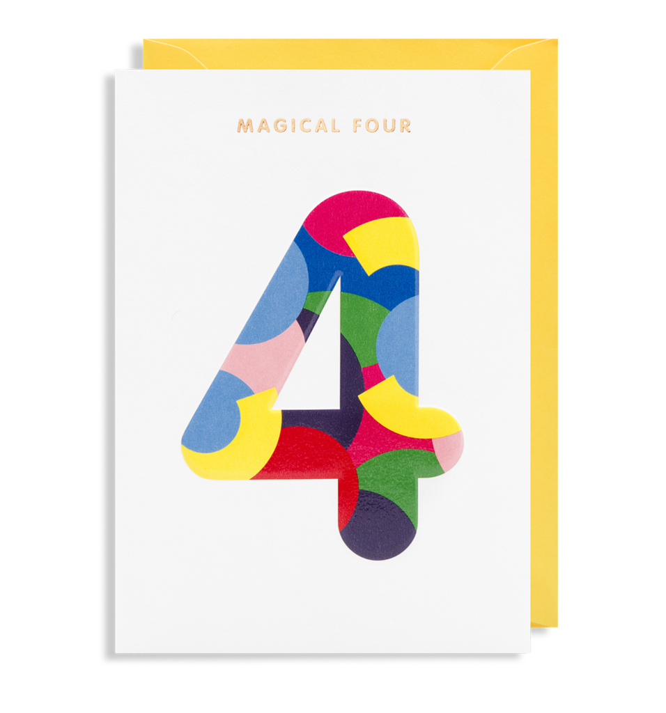 Fourth Birthday Card