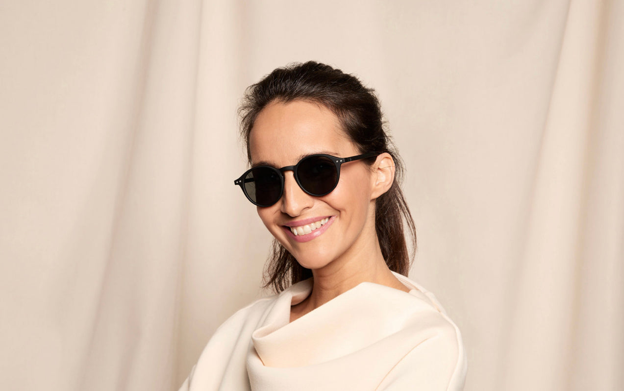 Izipizi Adult Unisex #D Black Sunglasses