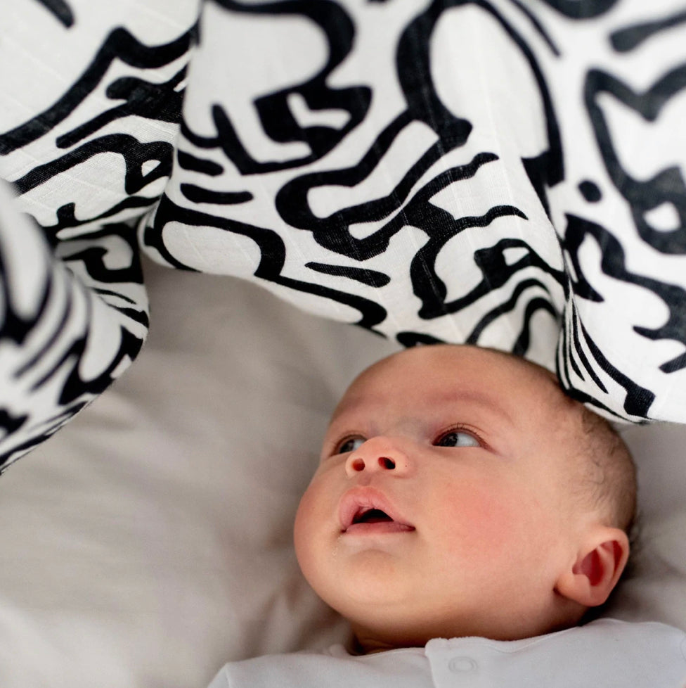 Etta Loves X Keith Haring Sensory Muslin XL