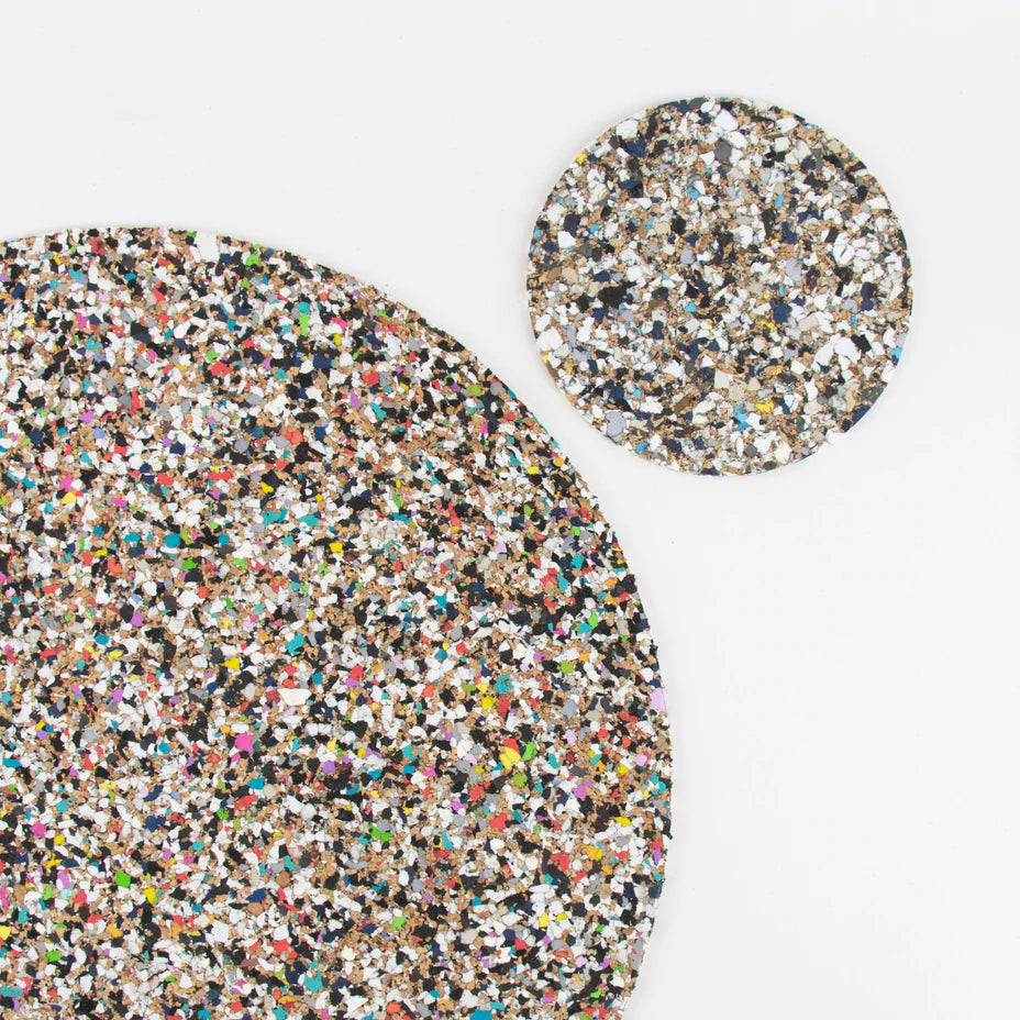 Beach Clean Round Placemat Set