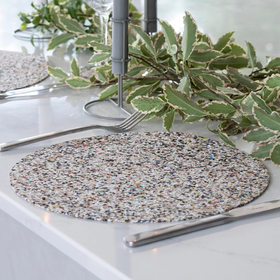 Beach Clean Round Placemat Set