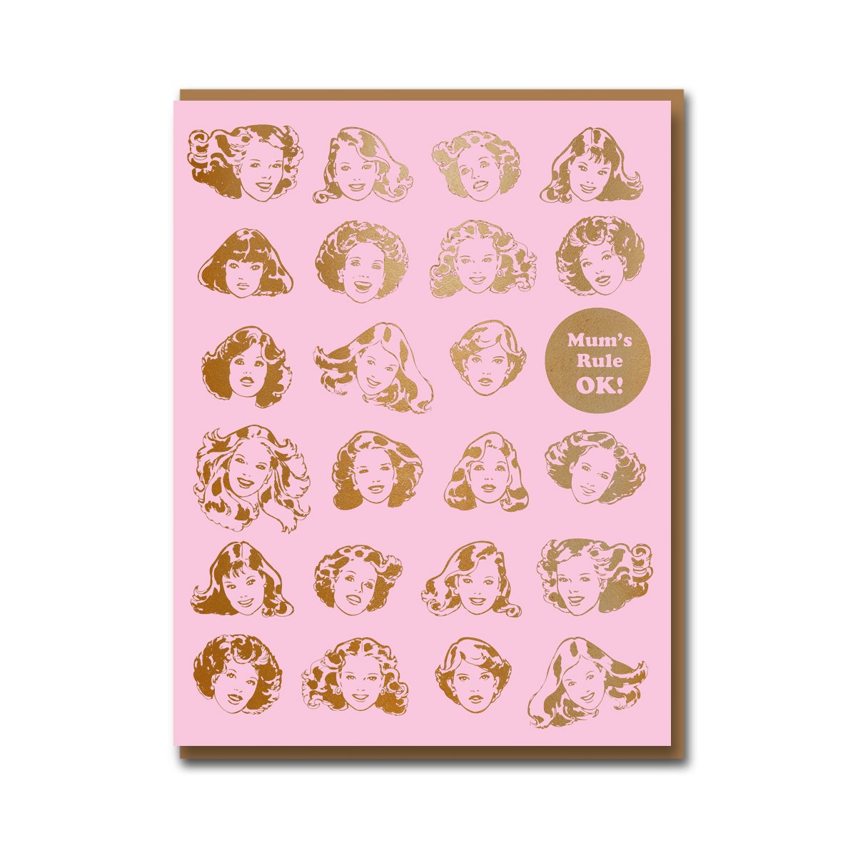 Mums Rule OK Greeting Card