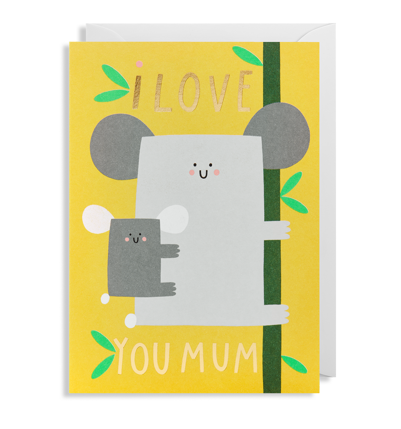 I Love You Mum Greeting Card