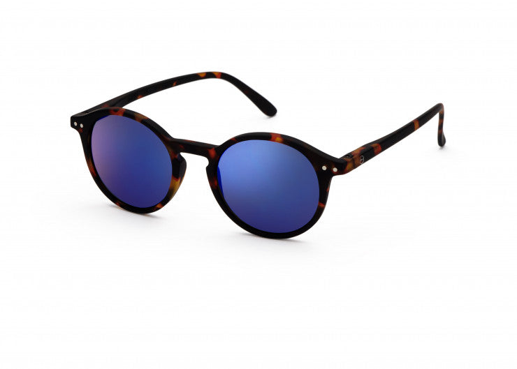 Izipizi Adult Unisex #D Blue Tortoise Mirror Sunglasses