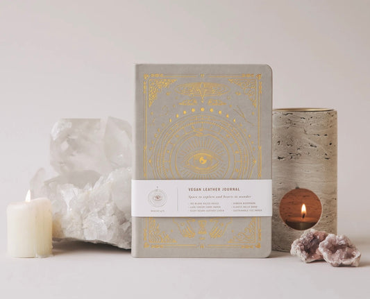 MOI Vegan Leather Lined Journal