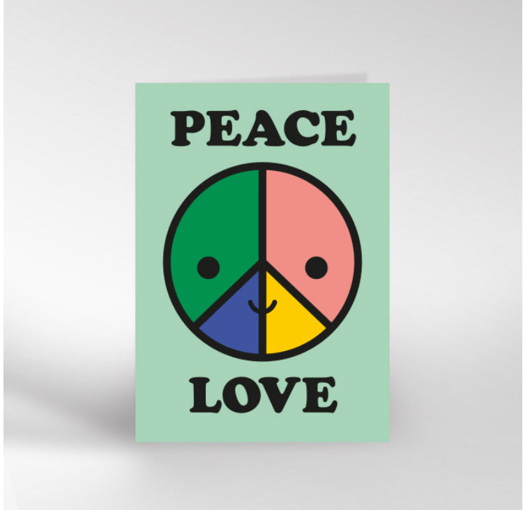 Peace & Love Greeting Card