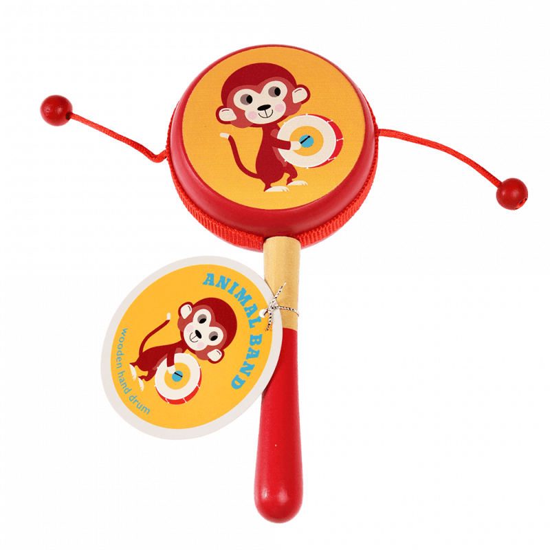 Animal Band Rattle Hand Drum