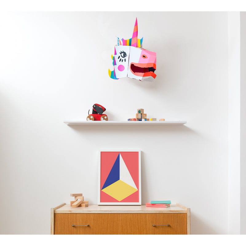 Build Your Own Cardboard 3D Unicorn Mask