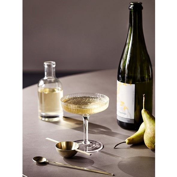 Ripple Champagne Saucers - Clear
