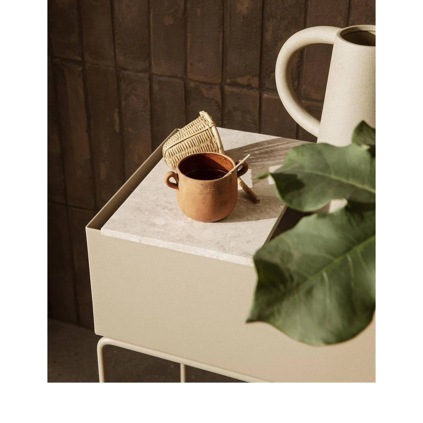 Marble Tray For Plant Box