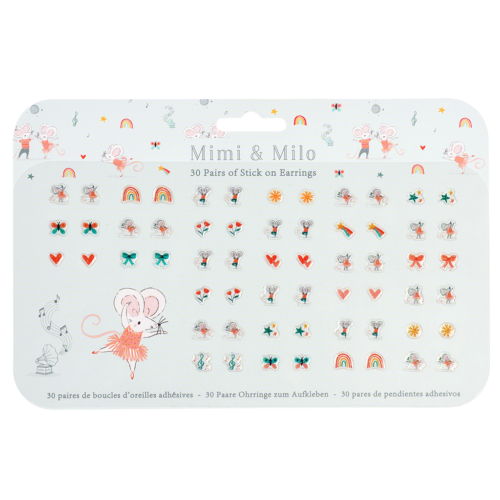 Mimi & Milo Stick On Earrings