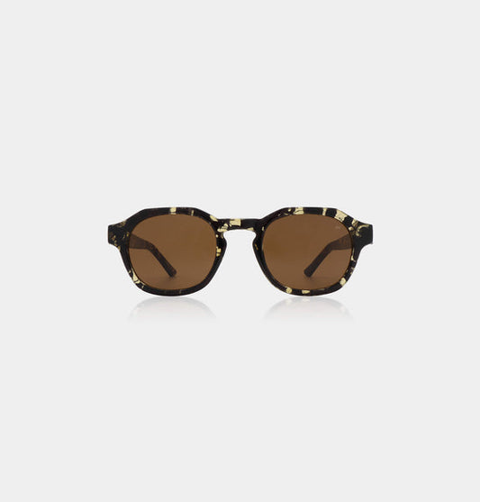 Zan Sunglasses - Black/Yellow Transparent