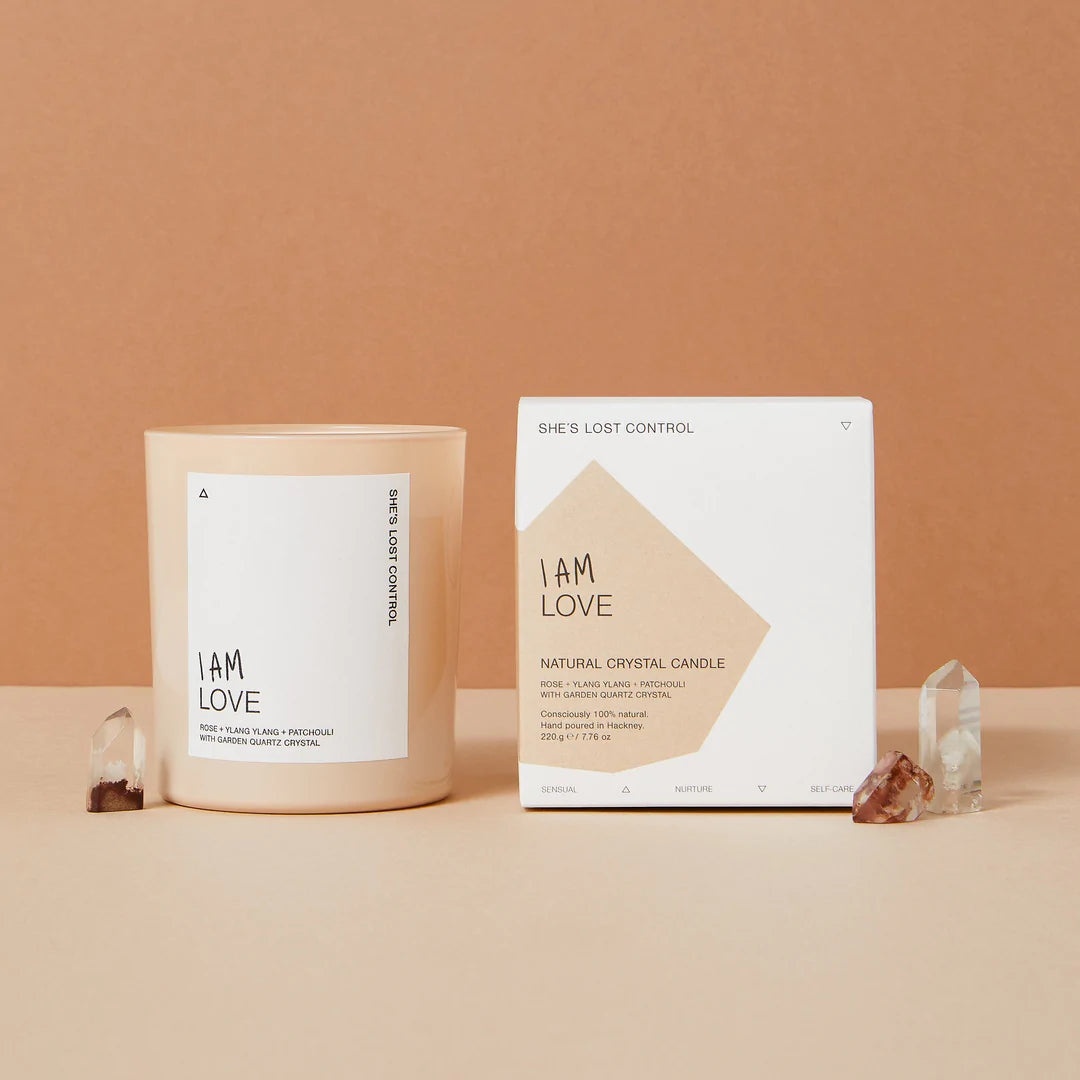 I Am Love - Crystal Candle
