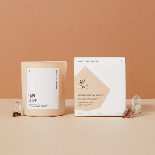 I Am Love -  Crystal Candle