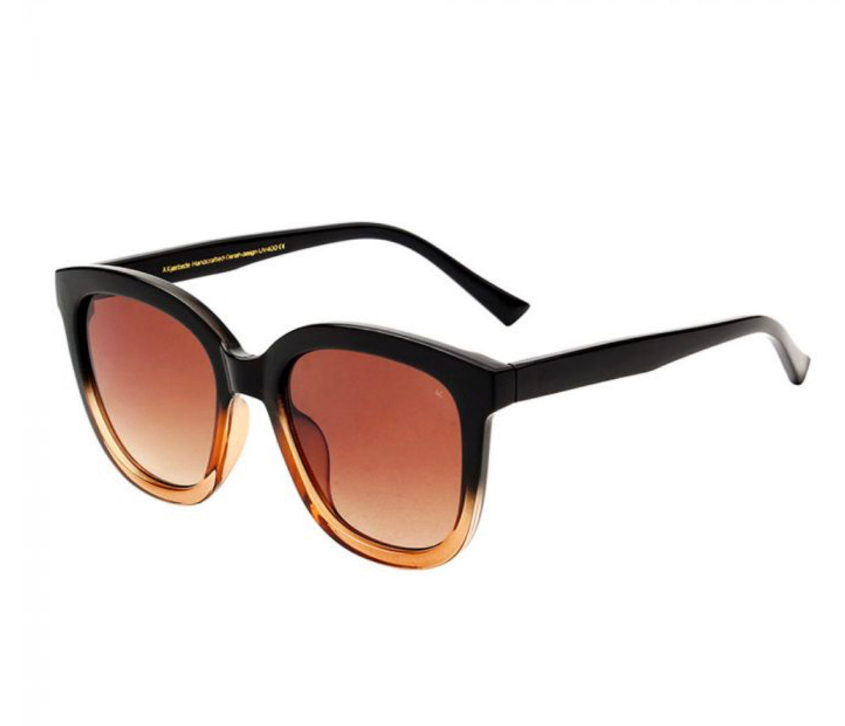 Billy Sunglasses - Black/Brown Transparent