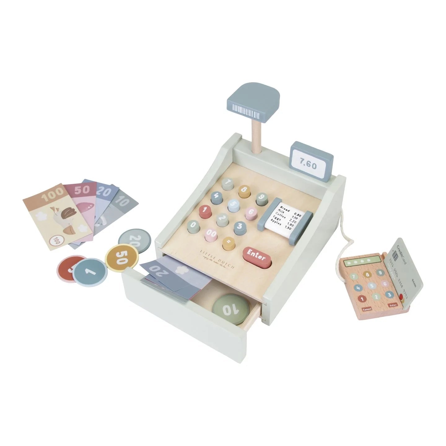Little Dutch Cash Register With Scanner