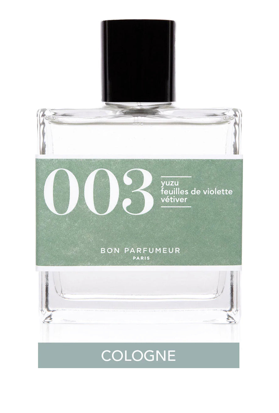 Bon Parfumeur 003: Yuzu, Violet, Verviers 30ml