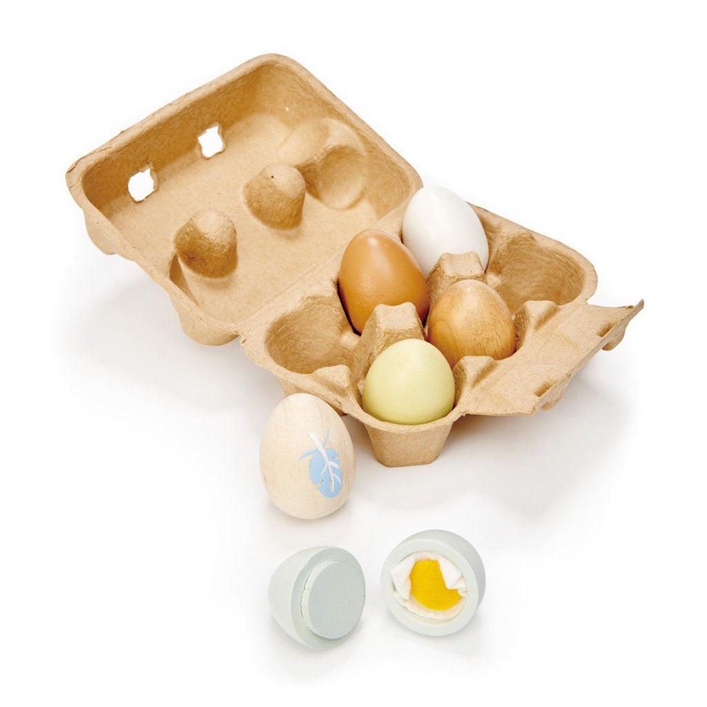 Tender Leaf Toy Wooden Eggs
