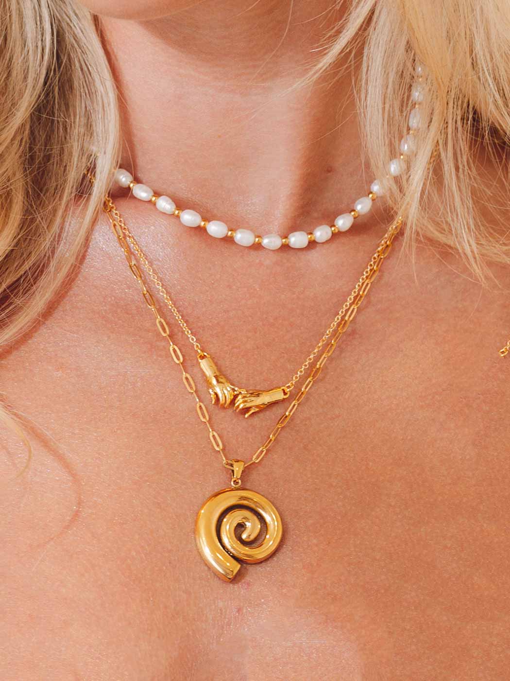 Maya Swirl Necklace