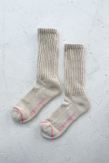 Ballet  Socks - Oatmeal