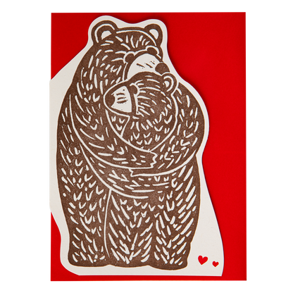 Bear Hug | Cut-Out - Greeting Card