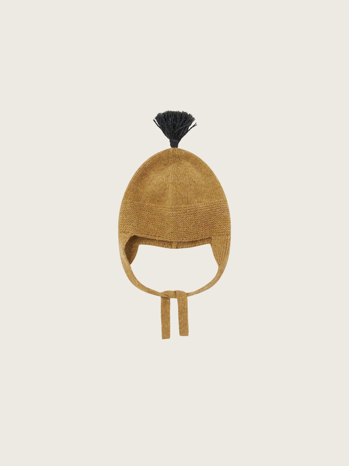 Cocoon Contrast Tassel Hat