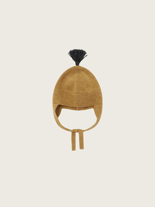 Cocoon Contrast Tassel Hat
