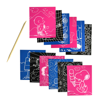 Peanuts Scratch Art Kits