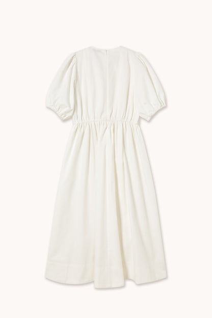 Puff Sleeve Midi Dress