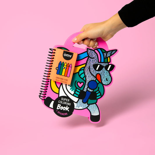 Super Colouring Book & Stickers - Lilly