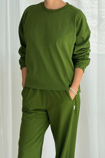Naturelle Tee - Collard Green