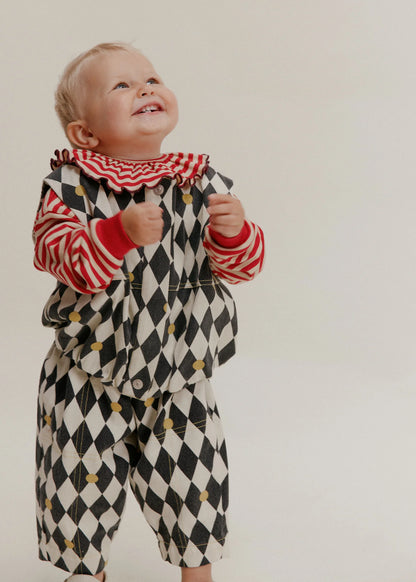 Rex Harlequin Spot Trousers